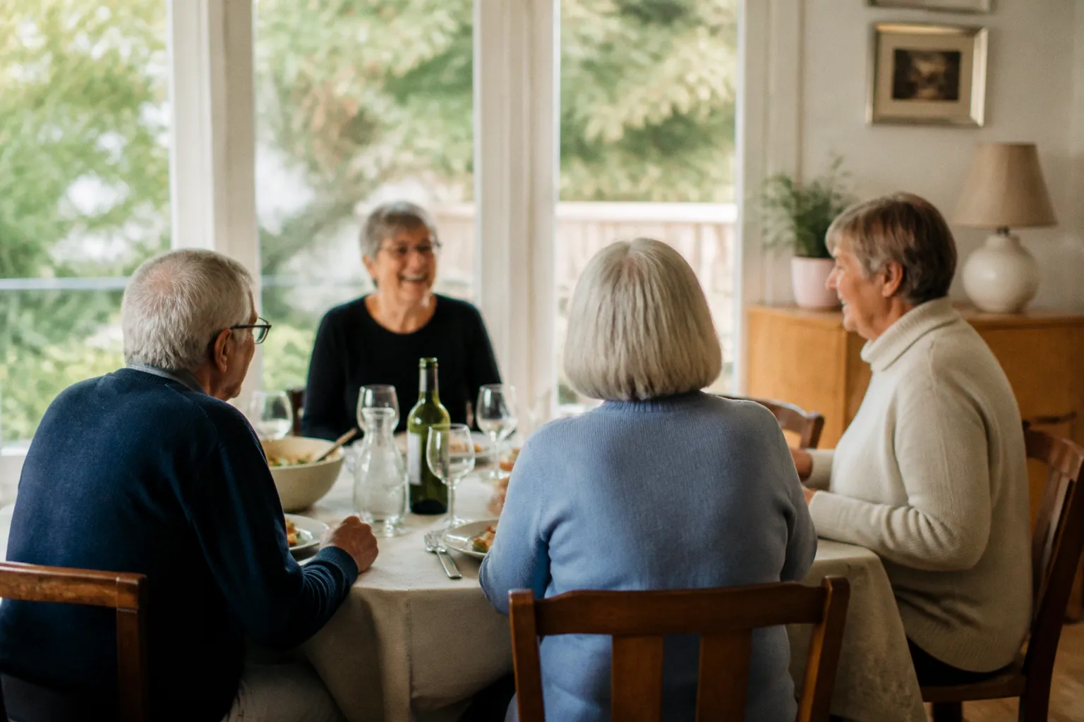 Manger en compagnie : un levier puissant contre la dépression après 60 ans