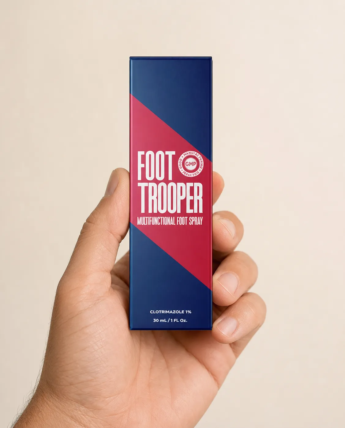 Foot Trooper-fungus remedy — le produit en main