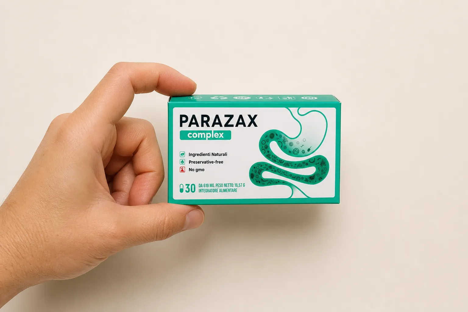 Parazax Complex — le produit en main