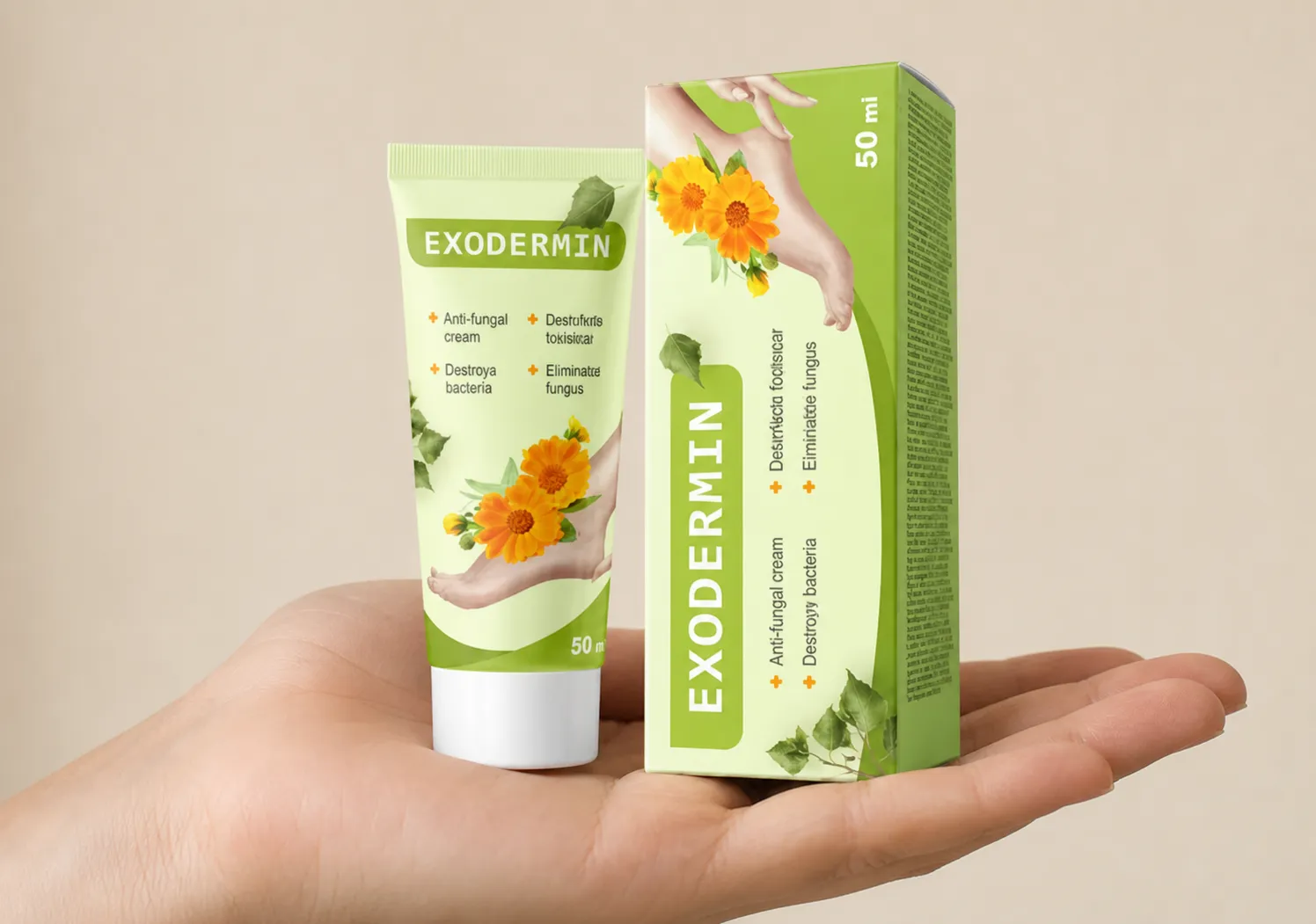 Exodermin — le produit en main