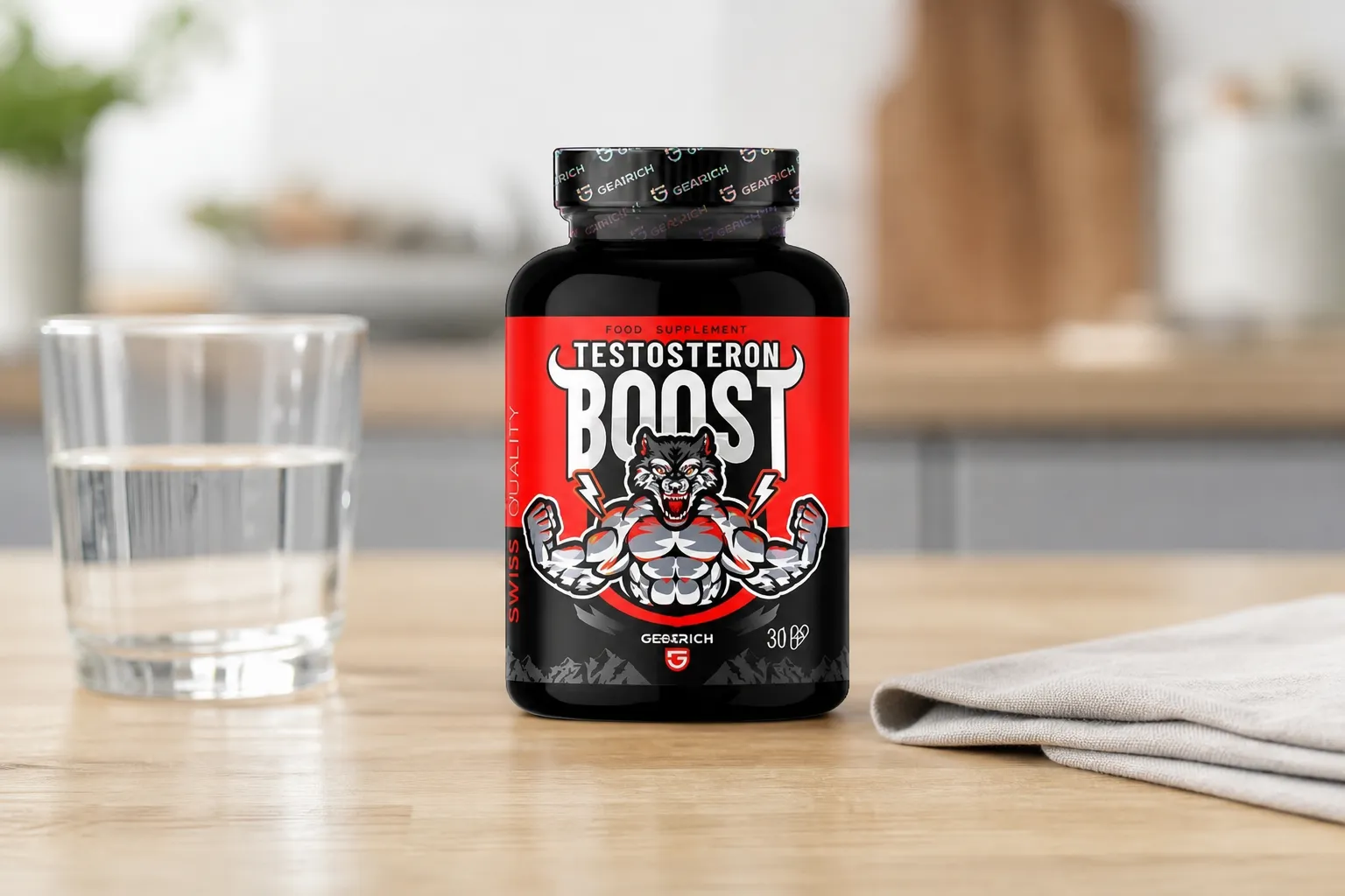 Testosteron Boost — le produit au quotidien