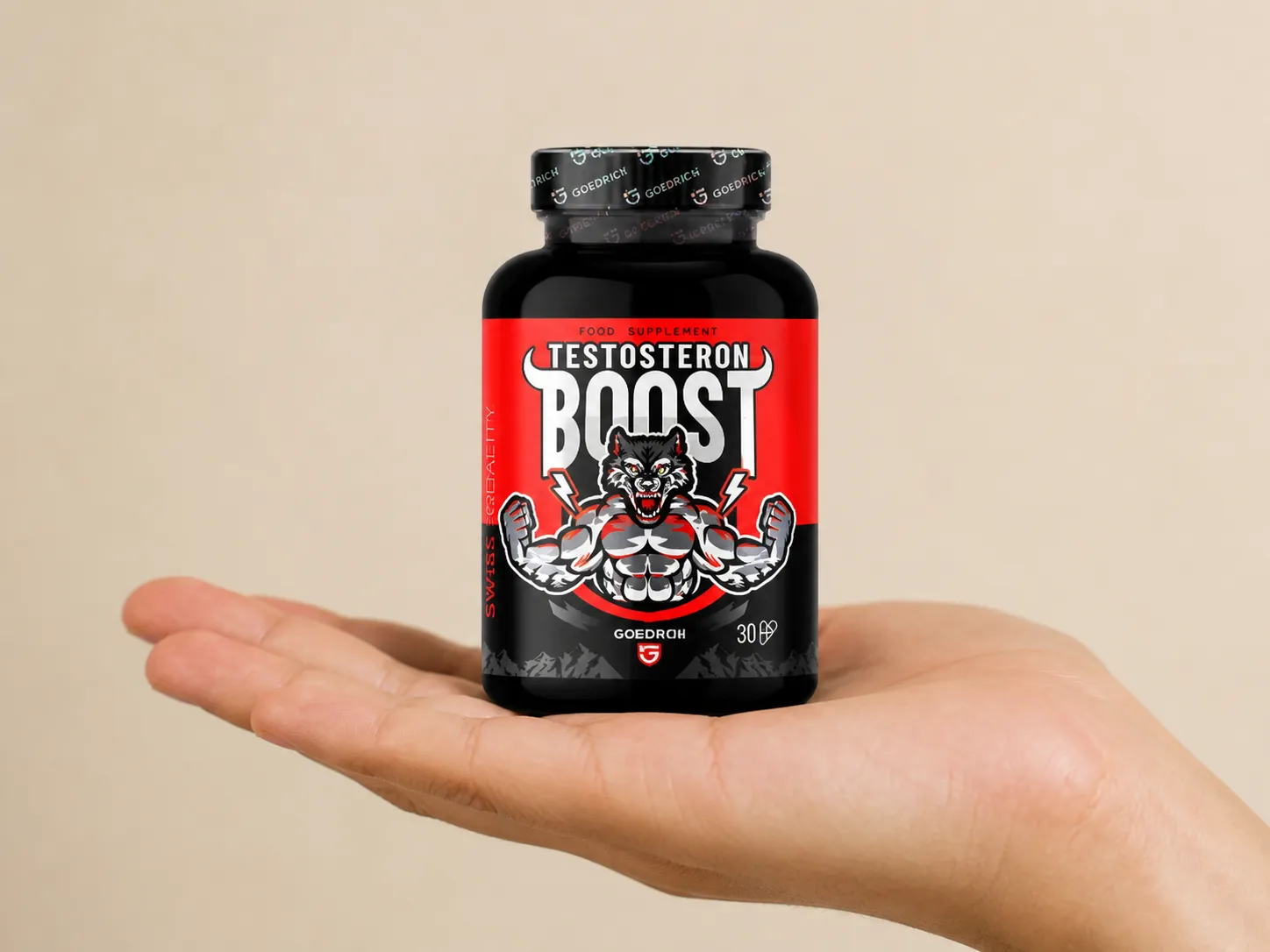 Testosteron Boost — le produit en main