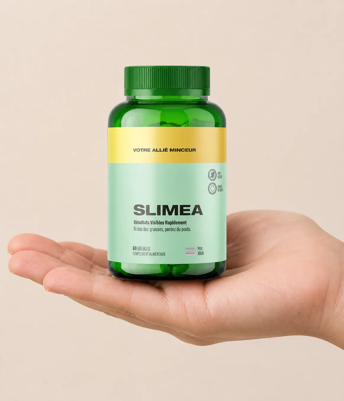 Slimea — le produit en main