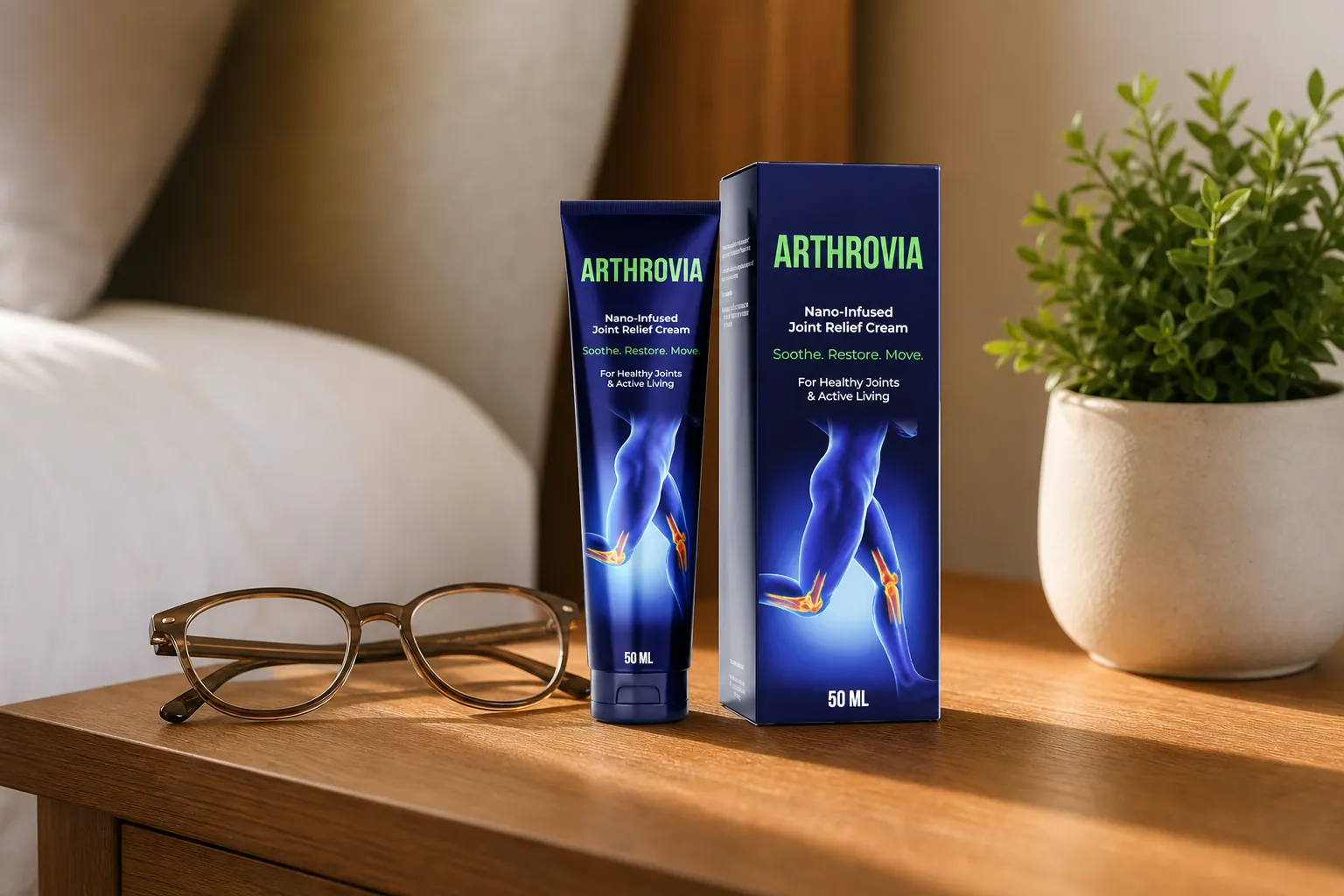 Arthrovia — le produit au quotidien