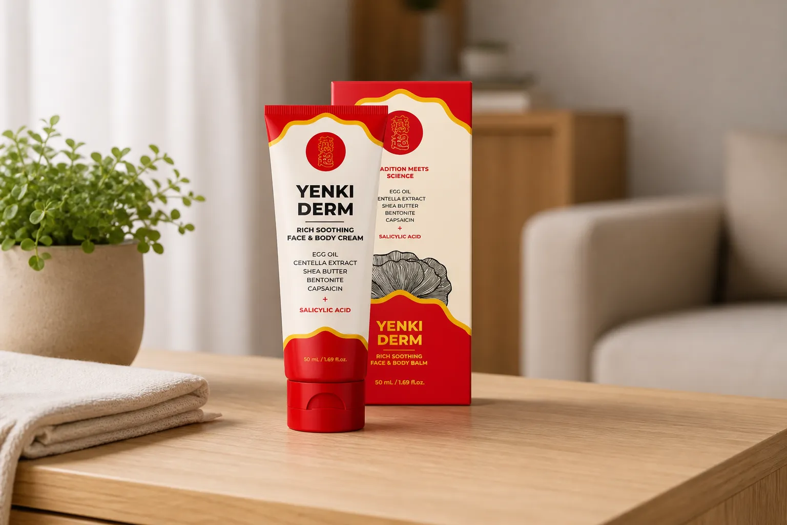 Yenki Derm — le produit au quotidien