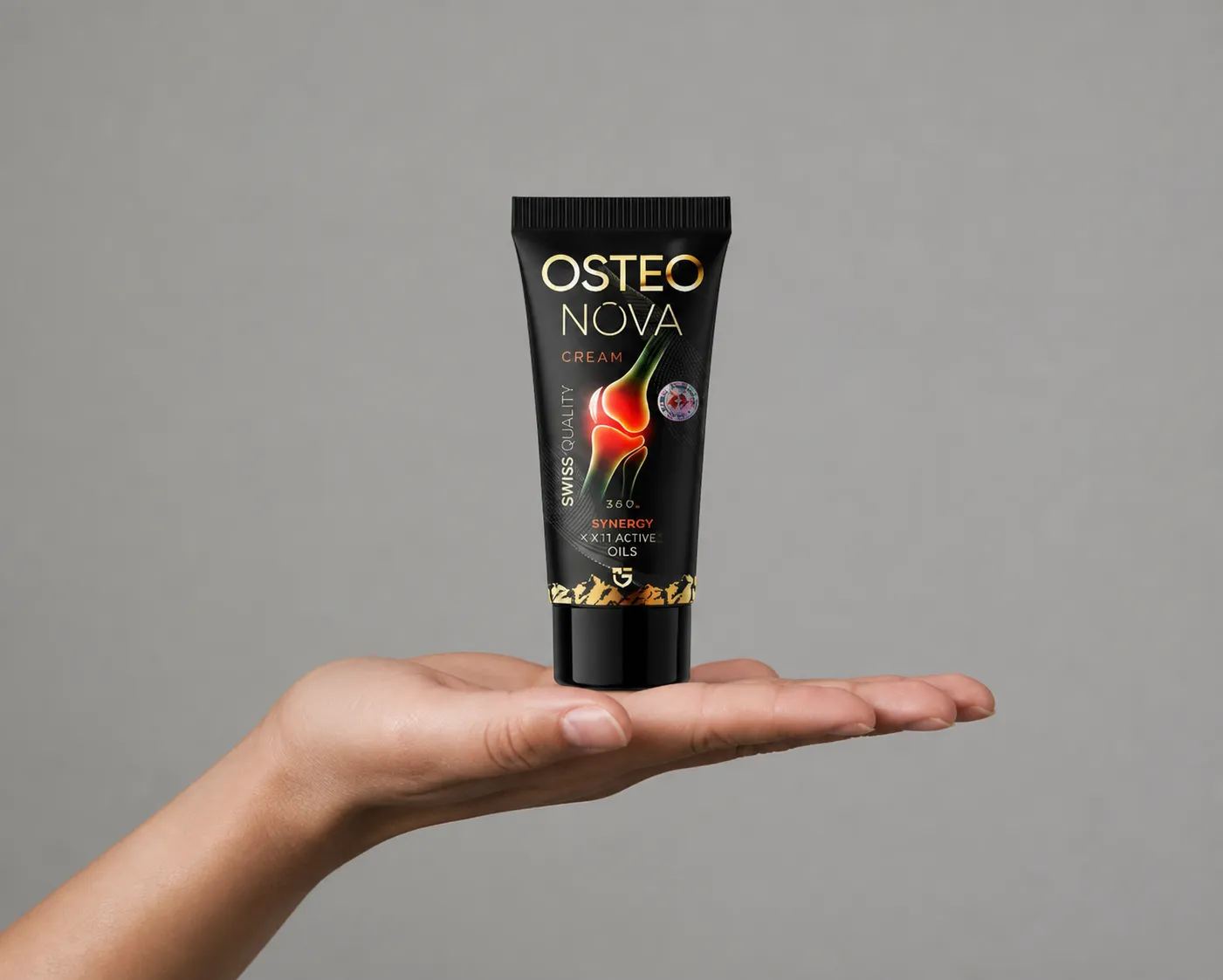 OsteoNova cream — le produit en main