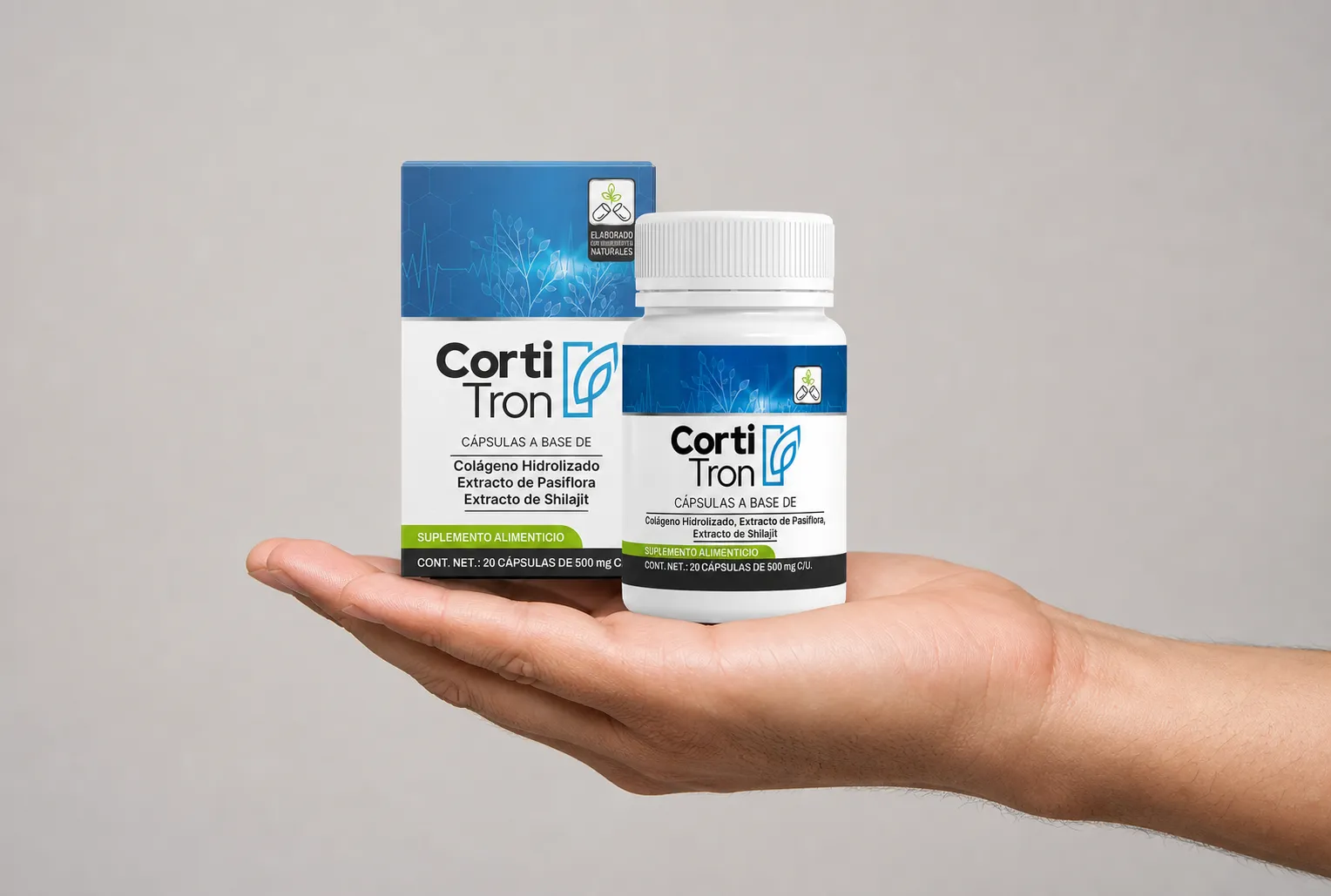 Cortitron — le produit en main