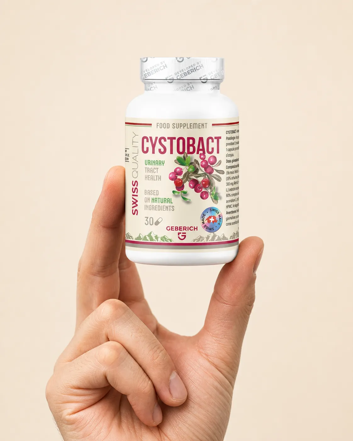 CYSTOBACT — le produit en main
