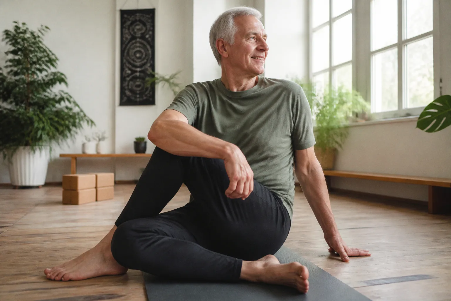 Yoga et naturopathie : les piliers d'un vieillissement actif et mobile