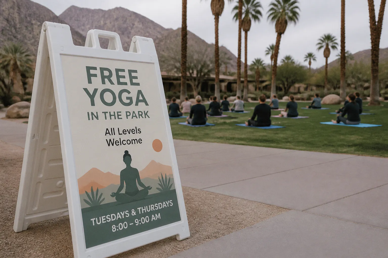 Yoga gratuit à Palm Desert : une pratique accessible à tous, toute l'année